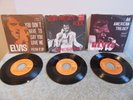 3 Elvis Presley 45 single record Yugoslavia jugoton don't say love first time