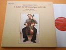 Anner Bylsma Bach 6 Suites for Solo Cello US Pro Arte Stereo 3LP Box 70s NM