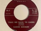 Mod Arabic Popcorn Exotica 45 KARIM SHUKRY Take Me Back To Cairo/Story Of Love