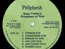 YABBY U-king tubby's prophesy of dub    prophets LP   reggae