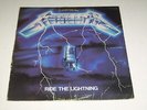 METALLICA Ride The Lightning Elektra Records  60396-1 1984 release EX