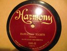 1919 TOOTS PAKA Kalaluki Hawaiian Or HAWAII NIGHTS Sweet Moonlight HARMONY 5091