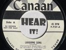 Demented Halloween Oddball Country 45 GEORGE YOUNCE Laughing Song CANAAN hear