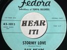 Spooky Haunting Teen Popcorn 45 RAY MEARS Stormy Love FEDORA Toppa Obscure hear