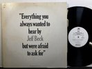 Everything You Always Wanted To Hear By JEFF BECK LP EIPIC STEREO PROMO 1976