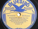 Louis Armstrong - Mississippi Basin - Bluebird 6501, Jazz 78, 1936