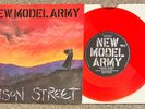 New Model Army NMA Poison Street Original UK Ltd Red Vinyl 7