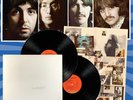 THE BEATLES “WHITE ALBUM” 2 VINYL LPs - COMPLETE SET W/POSTER & FOUR 8X10 PHOTOS