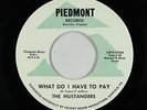 Northern Soul 45 - Mustangers - What Do I Have To Pay - Piedmont - NM mp3