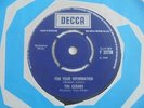 The Cedars - For Your Information 1968 UK 45 DECCA MOD SITAR PSYCH