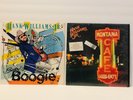 Hank Williams Jr Vinyl LP Montana Café 1986 & Born to Boogie 1987 NM/NM 2 Lot