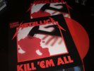 METALLICA KILL 'EM ALL COLOR VINYL LP PRE-OWNED W/POSTER LTD