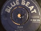 PRINCE BUSTER 7” - Islam - Blood Pressure- BLUE BEAT BB 278 - SUPER RARE