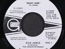 RICK JAMES: mary jane/same GORDY 7