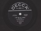 The Shirelles - I MET HIM ON A SUNDAY - Canadian press DECCA 30588 - 78rpm