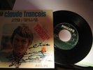 DISQUE 45 tours EP 4 titres CLAUDE FRANCOIS Dédicacé  fontana 460 863  dis lui