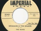 DUKES Shimmies & The Shakes IMPERIAL Gr8 50s R&B RnB Rocker 45 Hear