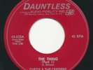 CURTIS & CREEPERS The Thing DAUNTLESS Halloween R&B Rock 45 Hear