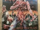 Cannibal Corpse Eaten Back to Life Smoky Clear with White Swirl Vinyl LP ltd 500
