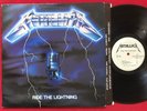 METALLICA  RIDE THE LIGHTNING LP  ORIG 1ST PRESS 1984 MEGAFORCE  LISTEN  METAL