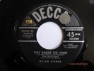 DECCA 28113 HELEN HUMES They Raided the Joint/Loud Talkin' Woman 45 BLUES R&B