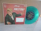 ep 45t espagne vinyle couleur vert JOHNNY HALLYDAY