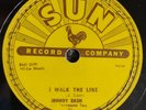 Vintage 78 RPM Record - Johnny Cash - 