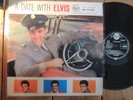 ELVIS PRESLEY - A DATE WITH ELVIS RCA LP 27128 silver spot