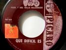 Los Intocables - Que Difícil es   Psych Rock Garage El Salvador PICARO CADISA