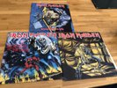 Iron Maiden x3 original LPs, Piece of Mind, Number Beast and No prayer vinyl