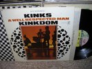 KINKS-Kinkdom-OR.VG+/VG++ LP/STEAMBOAT TRI-COLORED LABELS  Well Respected/Louie