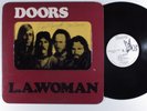 DOORS L.A. Woman ELEKTRA LP wlp autographed window cover w/ flyer & ticket d