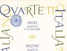 SAX Q BLUE SILVER - QUARTETTO ITALIANO - RAVEL & MOZART - STRING QUARTETS - NM