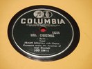 Frank Sinatra 78 RPM Columbia C6256 White Christmas Mighty Lak' a Rose EX 1945