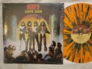 Kiss - Love Gun - NM/NM 2020 Hard Glam Rock Tangerine/Aqua Vinyl Shrink Sleeve
