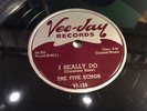 FIVE ECHOES - Vee-Jay 129 I Really Do/Tell Me Baby CHICAGO R&B DOO-WOP 78 E- '55
