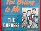 The Duprees You Belong To Me Lp VG+ Original Mono Press Clean Copy  Rare Doo Wop