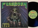 Forbidden Twisted Into Form Vinyl LP OG 1990 US Combat Thrash Metal RARE VG++