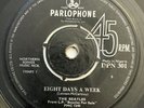 * BEATLES Eight Days A Week / Words of Love *  Nigeria * Parlophone 45