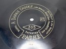 A Darkie Chuckle / Peach Blossom,  Oakley/Morley 78RPM Pathe Etched Label 12