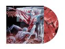 CANNIBAL CORPSE 'TOMB OF THE MUTILATED' LTD ED CLEAR RED WITH BLACK/WHITE SWIRL
