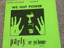 WE GOT POWER Lp -BIG BOYS, A.O.D,7 SECONDS,DAYGLO ABORTIONS,WHITE FLAG,JFA,