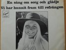AGNETHA FÄLTSKOG (ABBA) * EN SANG OM SORG OCH GLÄDJE * SWE 7