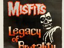 THE MISFITS - LEGACY OF BRUTALITY LP  - 1st Pressing - Large Ring  Punk Samhain