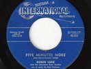 ROBIN LUKE Five Minutes More/Won't You Please Be Mine Bertram  TEEN 1959 45RPM