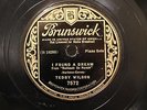 JAZZ TEDDY WILSON I Found A Dream BRUNSWICK 7572   E+    Piano