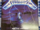 Metallica- Ride The Lightning (Elektra, 1984) Sleeve And Lyric Insert Only