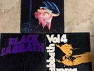 Black Sabbath Original Vinyl Record Paranoid ,Master Of Reality, Vol4 Music
