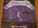 METALLICA Ride The Lightning Vinyl Record 1984 G+ Key