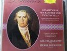 DG 2709 018 Beethoven: Complete Work for Piano & Cello FOURNIER / KEMPFF 4LP Set
